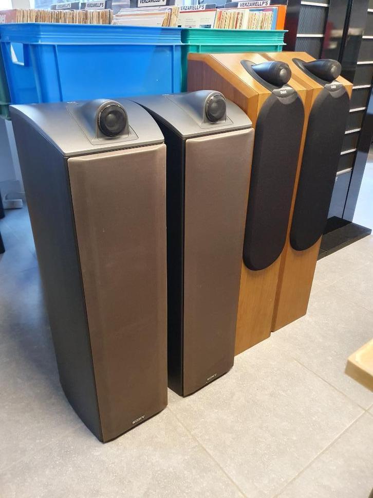 2 Luidsprekers Sony SS-X70ED, Audio, Tv en Foto, Luidsprekers, Front, Rear of Stereo speakers, 60 tot 120 watt, Sony, Ophalen