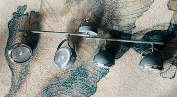 Industriële retro lamp grijs beschikbaar voor biedingen