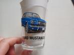 vintage drinkglas Ford Mustang GT, Huis en Inrichting, Glas of Glazen, Gebruikt, Ophalen of Verzenden, Glas