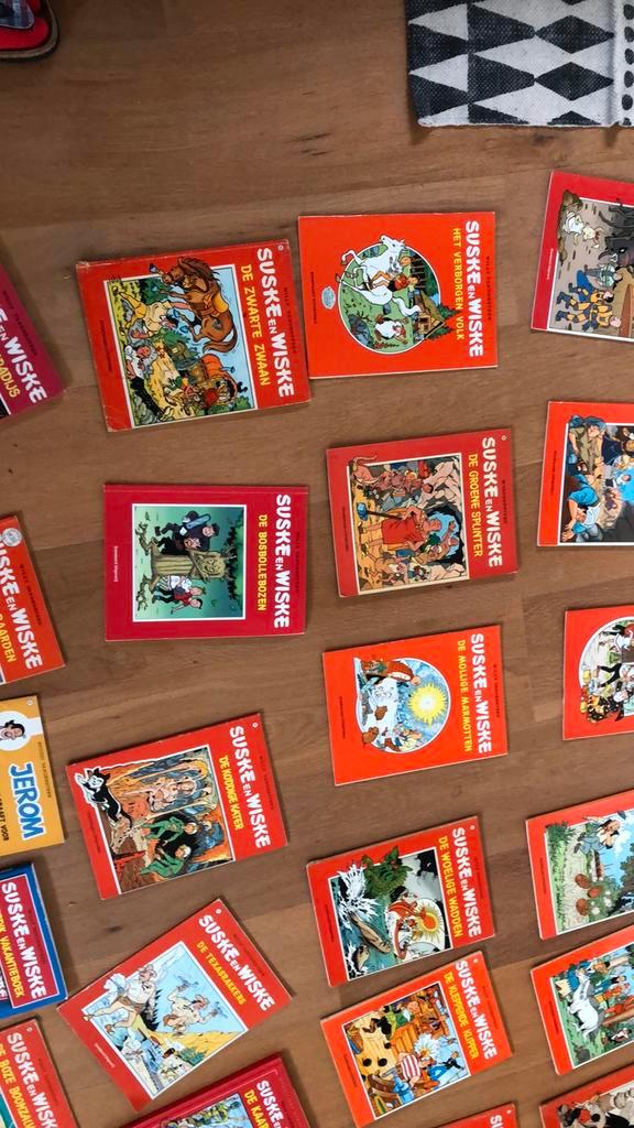 Circa 50 Suske en Wiske stripboeken + Jerom, Boeken, Stripboeken, Gelezen, Meerdere stripboeken, Ophalen of Verzenden
