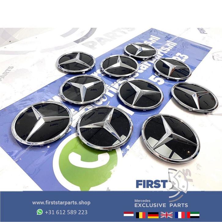 GRIL LOGO STER W177 W247 W118 W205 W213 H247 W253 W167 W223, Auto-onderdelen, Carrosserie en Plaatwerk, Mercedes-Benz, Gebruikt