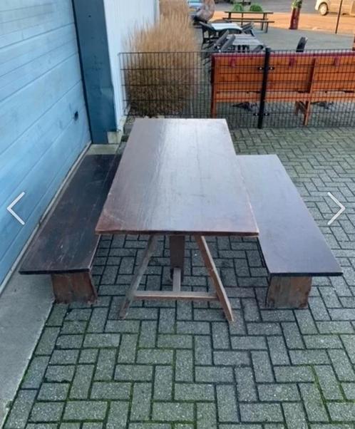 9 picknick sets 180x80 tafel plus banken compleet horeca set, Tuin en Terras, Picknicktafels, Zo goed als nieuw, Ophalen of Verzenden