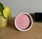 Tafelklokje rond - roze - ø15x7 cm, Ophalen of Verzenden, Zo goed als nieuw