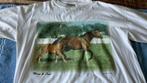 T shirt met opdruk: paard met veulen, maat l, Ophalen of Verzenden, Zo goed als nieuw