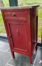 Vintage houten nachtkastje, Huis en Inrichting, Ophalen, Gebruikt