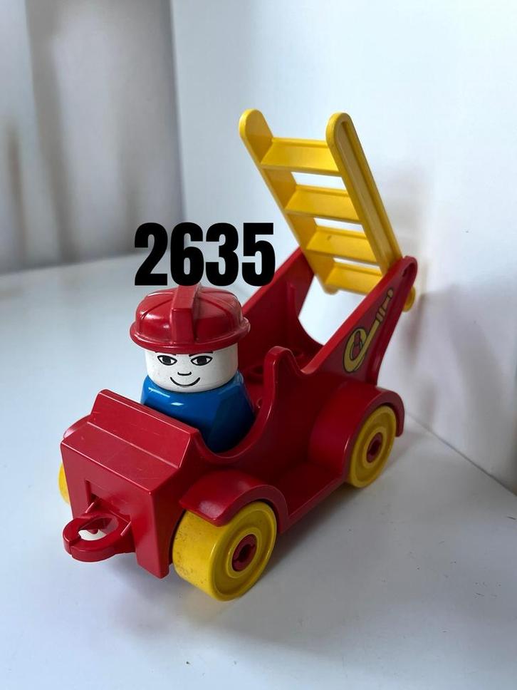 Lego Duplo 2635 - Brandweerwagen Vintage, Kinderen en Baby's, Speelgoed | Duplo en Lego, Gebruikt, Duplo, Ophalen of Verzenden