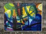 Schilderij Ben Hoezen Uit Nederhemert 1990, Ophalen of Verzenden