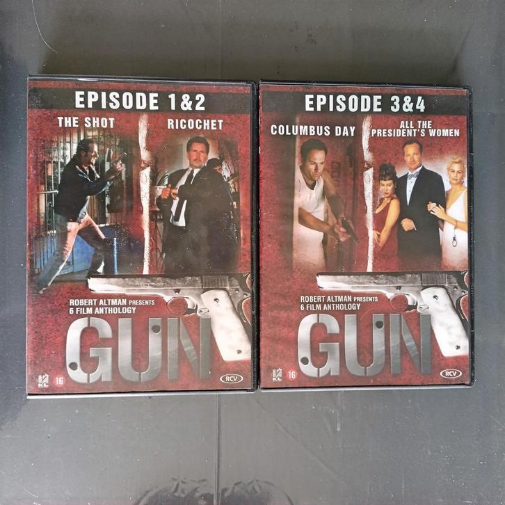 B2-1) GUN - aflevering 1, 2, 3 & 4, Cd's en Dvd's, Dvd's | Tv en Series, Zo goed als nieuw, Overige genres, Vanaf 16 jaar, Ophalen of Verzenden