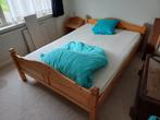 bed, Ophalen, Gebruikt, Eenpersoons, Bruin