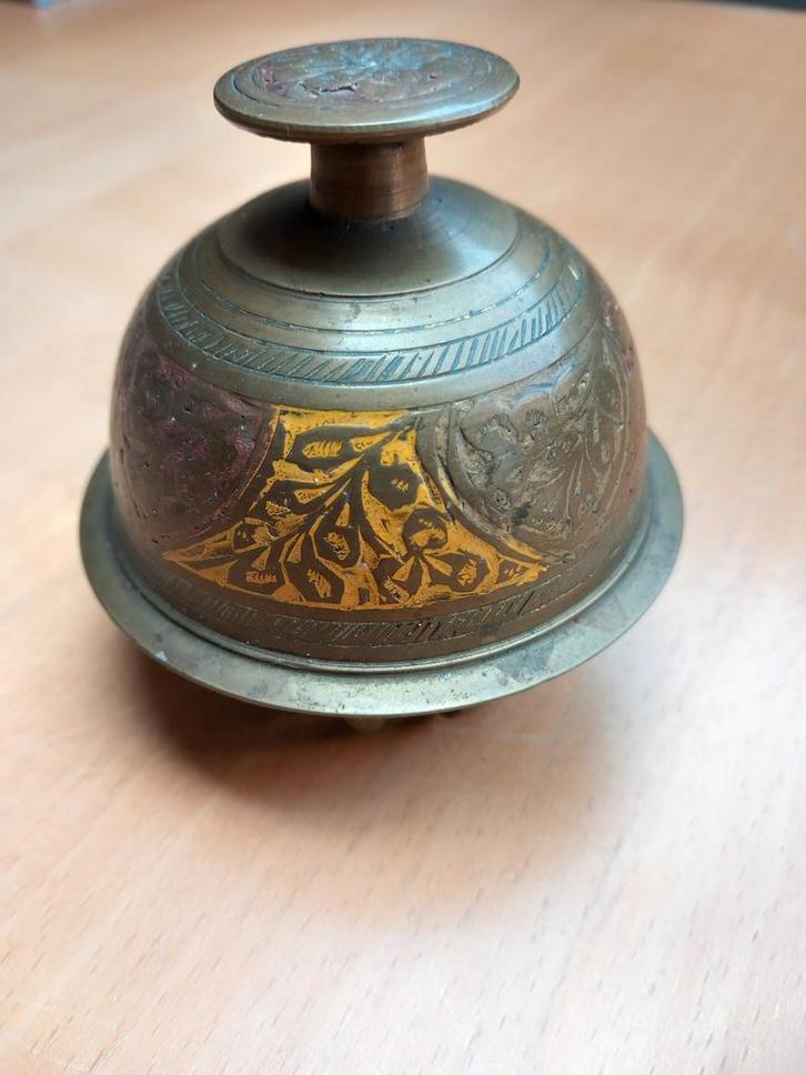 Antieke koperen olifantenbel uit India, olifanten, olifant, Antiek en Kunst, Antiek | Koper en Brons, Koper, Ophalen of Verzenden
