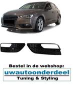 Honingraat Grill Afdekkap Mistlampen Glans Zwart Voor Audi A, Ophalen of Verzenden, Automotive Parts, A.parts@hotmail.nl, Trasmolenlaan 12 3447 GZ Woerden