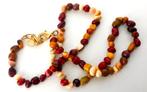 Mooie diverse edelstenen ketting collier, Sieraden, Tassen en Uiterlijk, Kettingen, Ophalen, Zo goed als nieuw, Steen of Mineraal