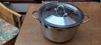 RVS rijst Kookpan met deksel - z g a Nieuwstaat, Huis en Inrichting, Keuken | Potten en Pannen, Nieuw, Rvs, Keramische plaat, Ophalen