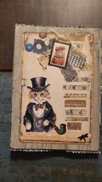 Katten Junk Journal - Handgemaakt, Hobby en Vrije tijd, Ophalen of Verzenden, Nieuw, Knutselwerk