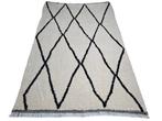Handgeknoopt oosters wol Berber tapijt ruiten 188x288cm, Huis en Inrichting, Stoffering | Tapijten en Kleden, 200 cm of meer, Nieuw