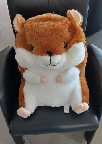 Knuffel Hamster XL, Belly Buddy Natural, hoog 60 cm beschikbaar voor biedingen