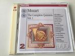 Mozart the complete quintets vol 1 Grumiaux/ Gerecz etc 2CD, Ophalen of Verzenden, Classicisme, Zo goed als nieuw, Kamermuziek