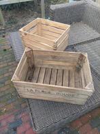 Teab 2 Stevige Houten Kistjes - Groente/Fruit Kisten, Ophalen, Grenenhout, Minder dan 50 cm, Zo goed als nieuw