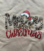 Leuke kersttrui met print, Kleding | Dames, Truien en Vesten, Beige, Maat 42/44 (L), Ophalen of Verzenden, Zo goed als nieuw