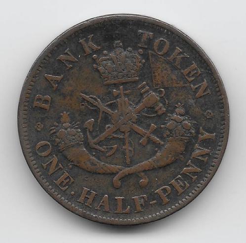 Upper-Canada ½ penny 1854 KM# Tn2, Postzegels en Munten, Munten | Amerika, Losse munt, Noord-Amerika, Verzenden