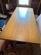 Eikenhouten tafel 6 personen, Huis en Inrichting, Ophalen, 100 tot 150 cm, 50 tot 100 cm, Zo goed als nieuw