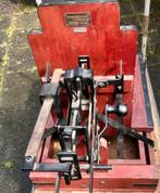 Antieke bascule weegschaal met gewichten ,75/49 cm, Antiek en Kunst, Ophalen