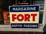 FORT koffie emaille reclamebord 1950, Antiek en Kunst, Ophalen of Verzenden