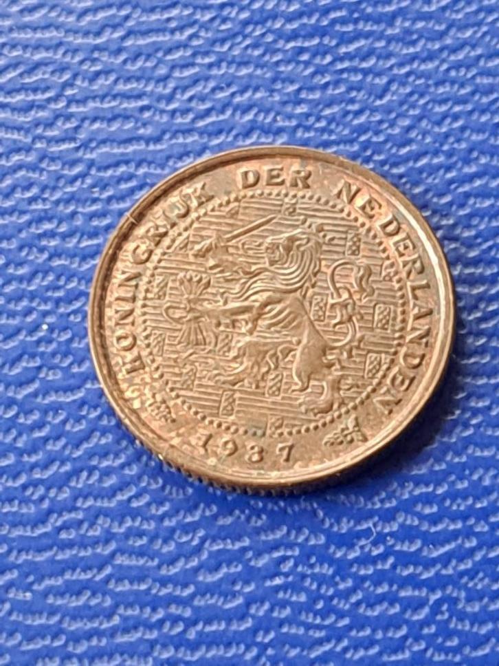 1937 halve cent in brons Wilhelmina, Postzegels en Munten, Munten | Nederland, Losse munt, Overige waardes, Koningin Wilhelmina