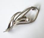Vintage TEKA van Theodor Klotz zilveren 925 broche met Parel, Ophalen of Verzenden, Zilver, Broche