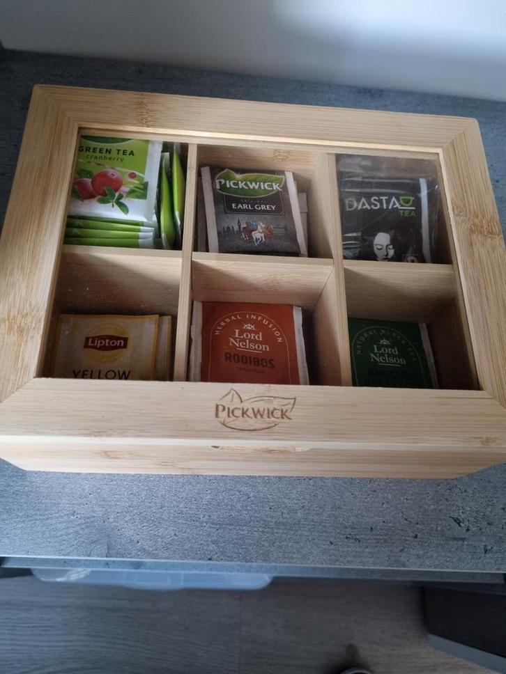 Pickwick theedoos - Zo goed als nieuw!, Huis en Inrichting, Keuken | Keukenbenodigdheden, Zo goed als nieuw, Ophalen of Verzenden