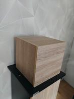 Eiken Kubus Kastje met Deur - 30x30x30, Ophalen, Zo goed als nieuw