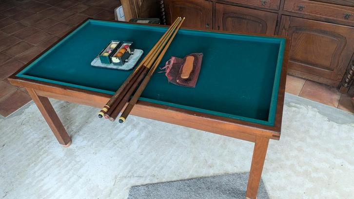 Pooltafel 92x172, Sport en Fitness, Biljarten en Poolen, Gebruikt, Pooltafel, Ophalen