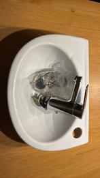 Wasbakje met kraantje Nieuw, Doe-het-zelf en Verbouw, Sanitair, Ophalen of Verzenden, Nieuw, Chroom, Kraan
