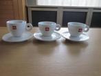 Illy IPA Italy 3 kop  8cm H6,5cm schotels D13,5cm, Huis en Inrichting, Keuken | Servies, Ophalen of Verzenden, Zo goed als nieuw