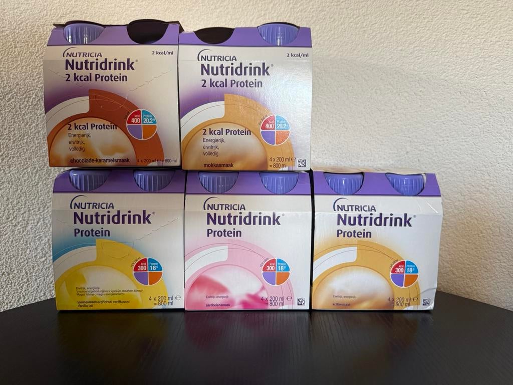 Nutricia protein nutridrink verschillende smaken, Sport en Fitness, Gezondheidsproducten en Wellness, Ophalen of Verzenden, Nieuw