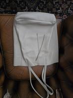 Lederen dames tas . Ecru/beige, Ophalen of Verzenden