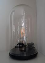 Glazen stolplamp, tafellamp,, Huis en Inrichting, Ophalen of Verzenden, Zo goed als nieuw, Minder dan 50 cm