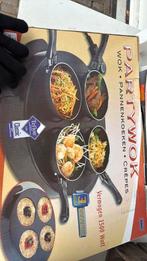 Party wok, Witgoed en Apparatuur, Gourmetstellen, Ophalen of Verzenden, Zo goed als nieuw, 4 t/m 7 personen