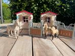 2 Schleich stalletjes, Verzamelen, Speelgoed, Ophalen of Verzenden, Zo goed als nieuw