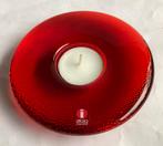 IITTALA - NAPPI rood - waxinelichthouder, Ophalen of Verzenden