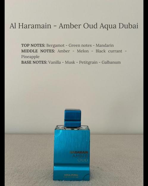 AL HARAMAIN - AMBER OUD AQUA DUBAI -> 2-5-10 ml, Sieraden, Tassen en Uiterlijk, Uiterlijk | Parfum, Nieuw, Verzenden