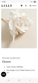 3 corsages/ ivoor rozen, Kleding | Dames, Trouwkleding en Trouwaccessoires, Ophalen of Verzenden, Nieuw, Accessoires