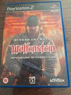 Playstation 2 Return to castle Wolfenstein, Vanaf 18 jaar, Shooter, 1 speler, Ophalen of Verzenden