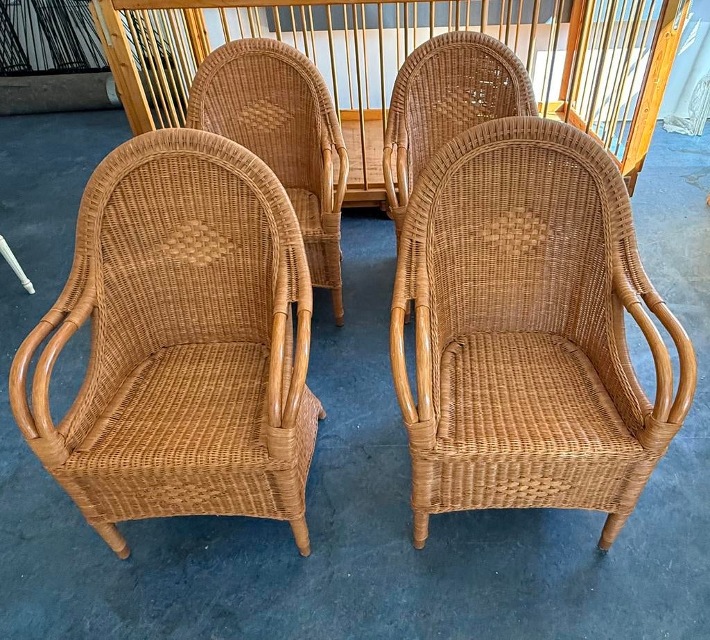 Tuinstoelen set van 4 stuks super mooi, Ophalen, Zo goed als nieuw