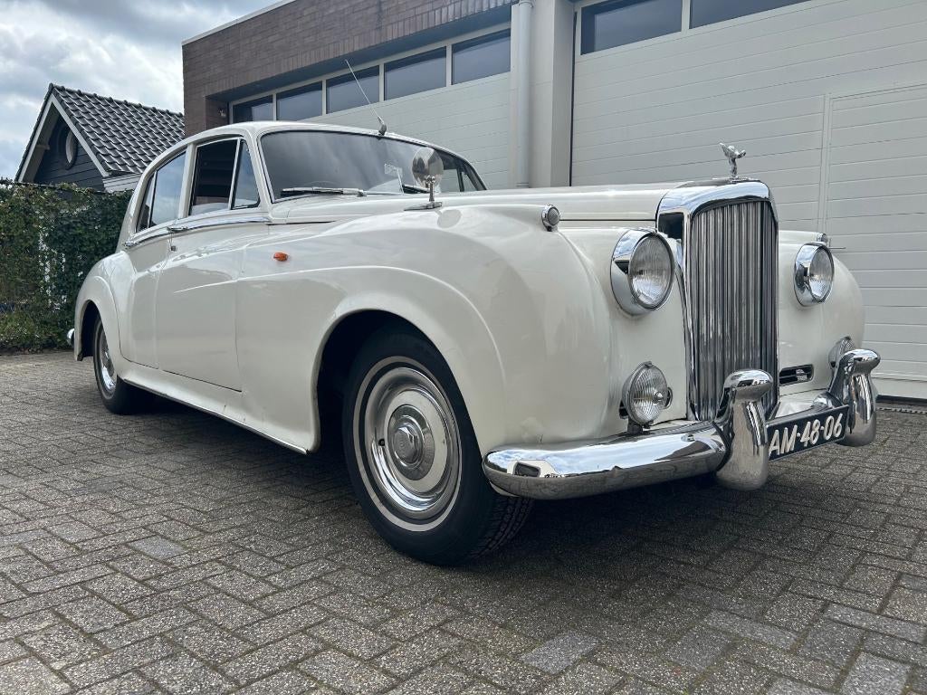 Bentley S1 1958 Wit automaat rechts gestuurd, Auto's, Automaat, Overige modellen, Wit, Leder