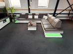 Luxe Hoekbank met LED, USB en Elektrische Relaxfunctie, Huis en Inrichting, Banken | Bankstellen, Ophalen, Gebruikt, Hoekbank