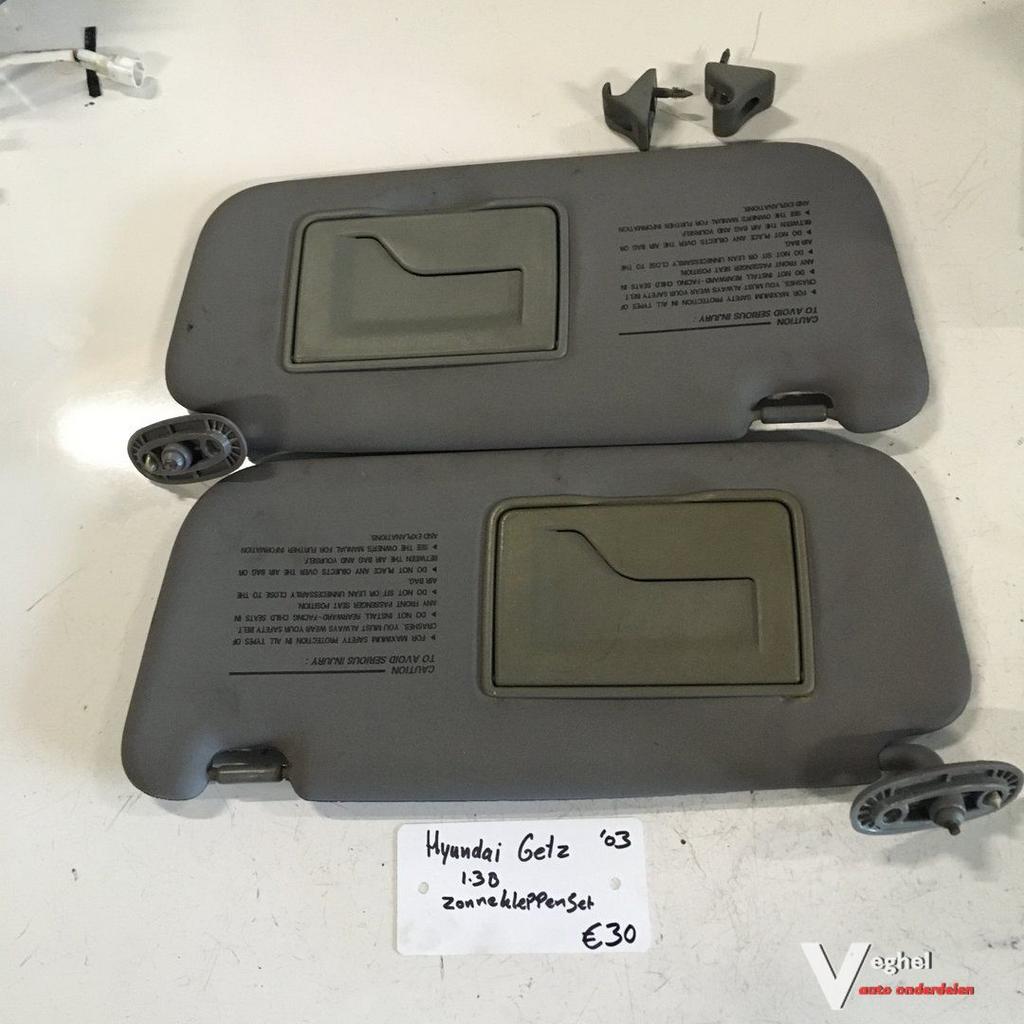 Hyundai Getz 1.3 B 2003 Zonneklep set