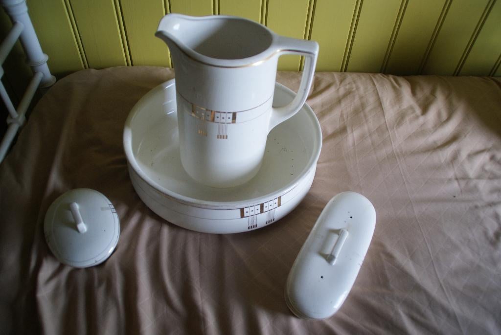 Lampetstel Societe Ceramique, Antiek en Kunst, Ophalen of Verzenden