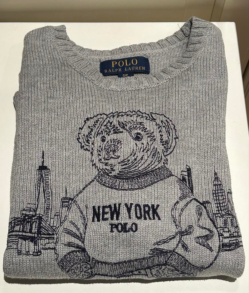 Polo Ralph Lauren New York Polo Bear Trui Maat S/P, Ophalen of Verzenden, Zo goed als nieuw, Jongen of Meisje, Trui of Vest