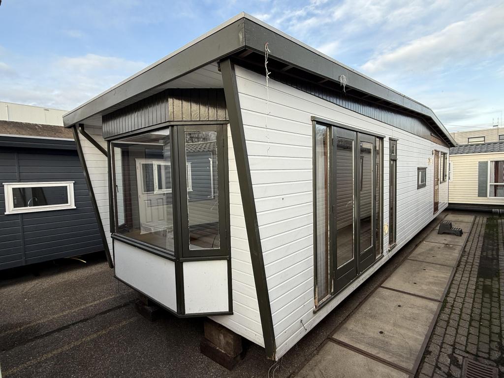 Saricar Chalet 12.50 x 3.70 m 2 slp, Caravans en Kamperen, Stacaravans